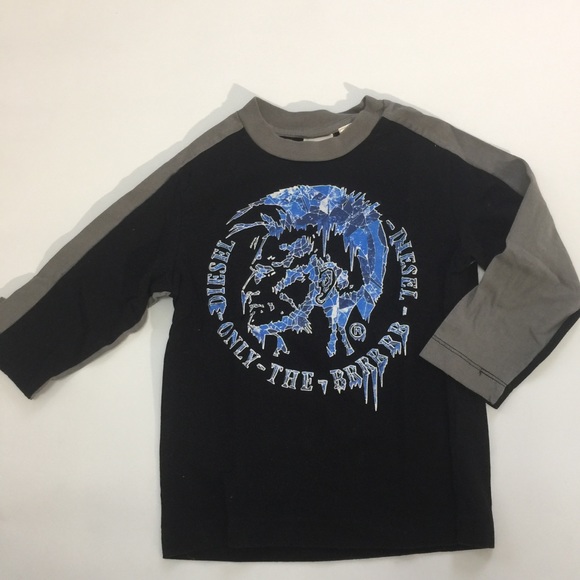 Diesel boy’s long sleeve tee shirt